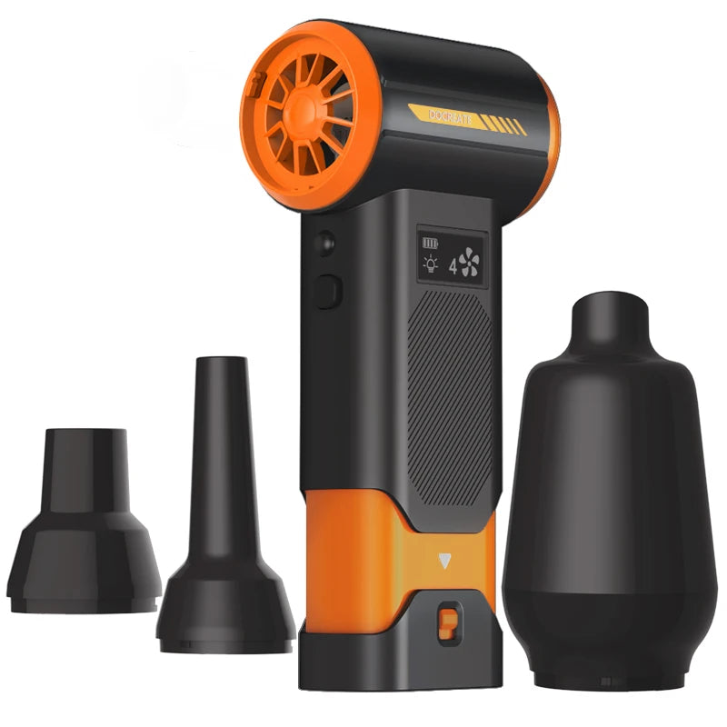 130000RPM Turbofan High Power Jet Fan Brushless Motor Variable Speed Dust Blower Cleaning Tool Air Duster Air Blower Handheld