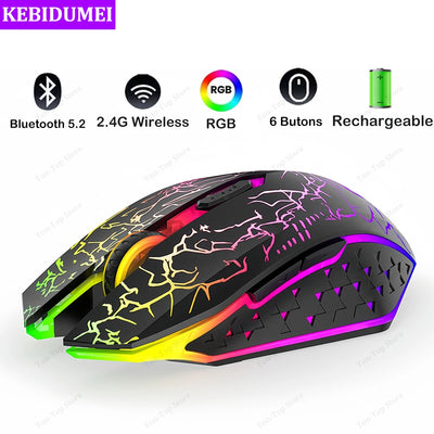 RGB Bluetooth & 2.4G Wireless Gaming Mouse